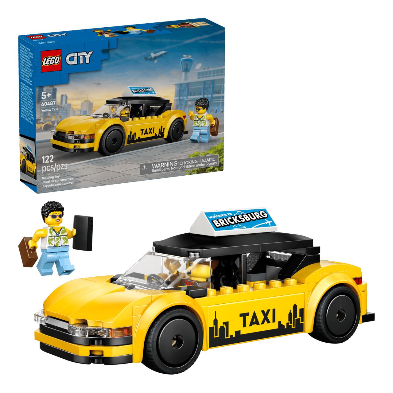 LEGO City 60487 Gelbes Taxi