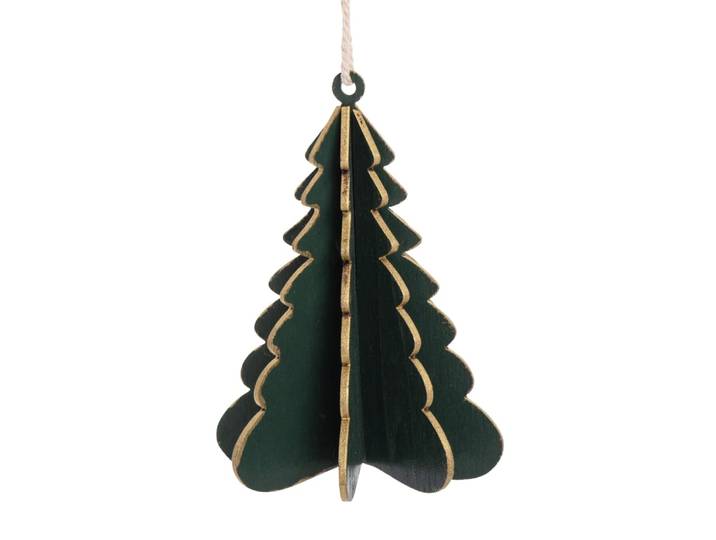 Weihnachtsanhänger Tannenbaum, grün