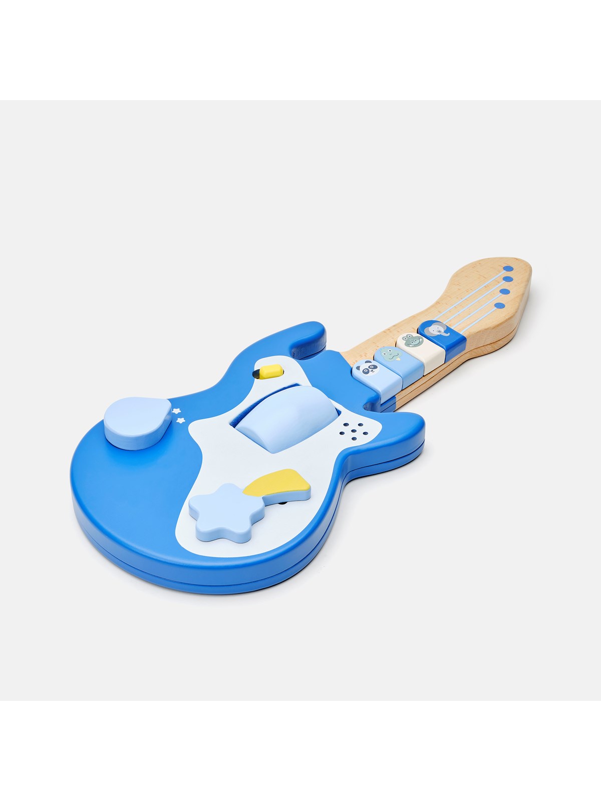 Moover Blaue E-Gitarre