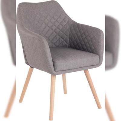 CLP Esszimmerstuhl Gent Stoff grau/natura