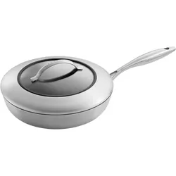 Scanpan Schmorpfanne mit Deckel 28cm 65102800, Pfanne + Kochtopf, Silber, Schwarz