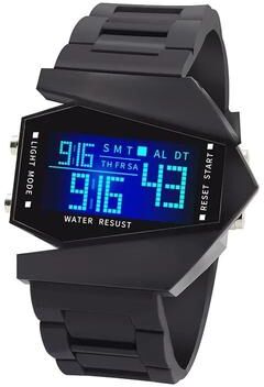 Uplifted Goods Multifunction Waterproof Digital Sports Watch black