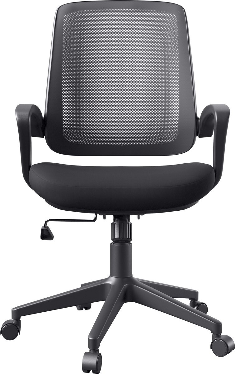 Notio Living Marvin Bureaustoel - Zwart Stof