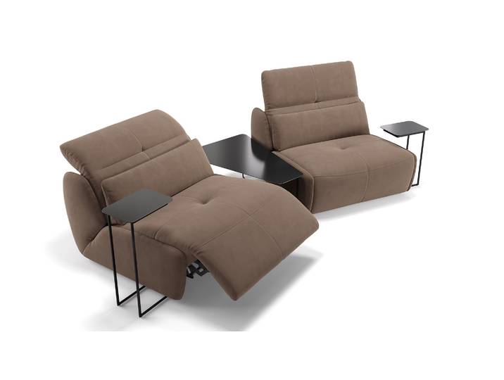 Stoff Kino Couch MODICA Relaxsofa XXL