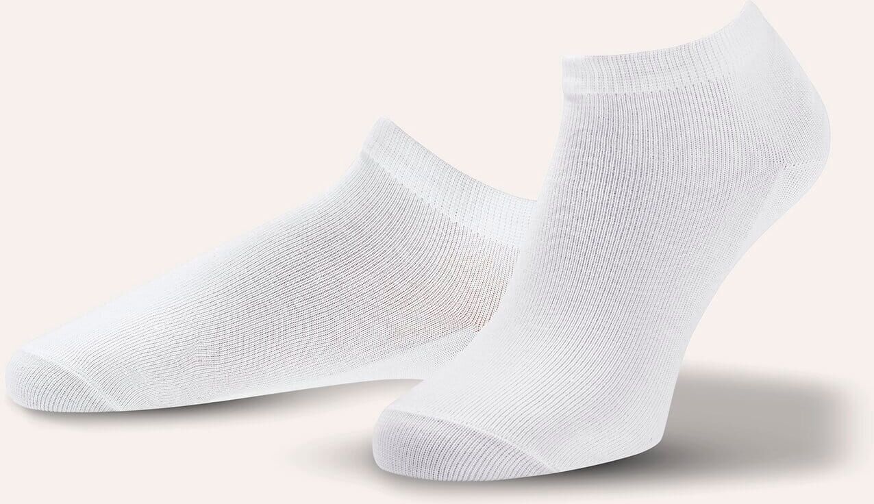 Walbusch Sneakersocke 3er Set, noch offen: Größenlauf, Farbe Weiß, 43-46, angenehm weich mit Softbund Herren