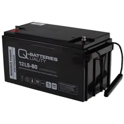 Q-Batteries 12LS-80 12 V 82 Ah AGM Bleiakku