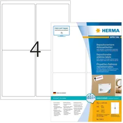 Herma, Etiketten, Etiketten