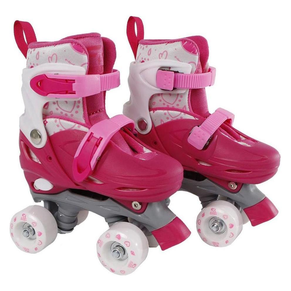 Street Rider Rollschuhe Pink Verstellbar, Grösse 27-31 (27, 28, 29, 30) (720359)