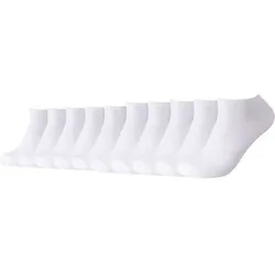 CAMANO Herren Socken Online Red classics Sneaker 10p, Größe 39-42 in Weiß Weiß