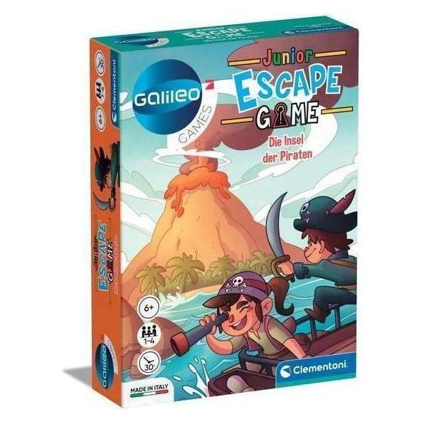 Clementoni Galileo Escape Game Junior Insel der Piraten (Deutsch, 1 - 4 Spieler) (59337)
