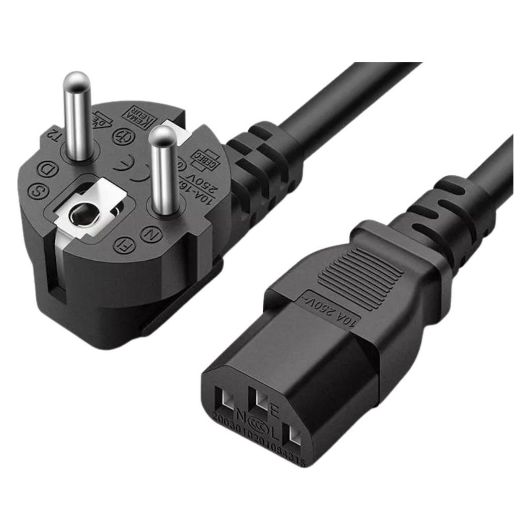 Origin Storage C-E-POWER-EU-MM, 2 m, Netzstecker Typ C, C7-Koppler, 16 A (2 m) (C-E-POWER-EU)