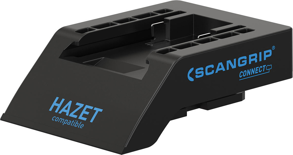 SCANGRIP Hazet aansluitmodule zwart voor HAZET 18 V/20 V, Lengte: 110,1 mm