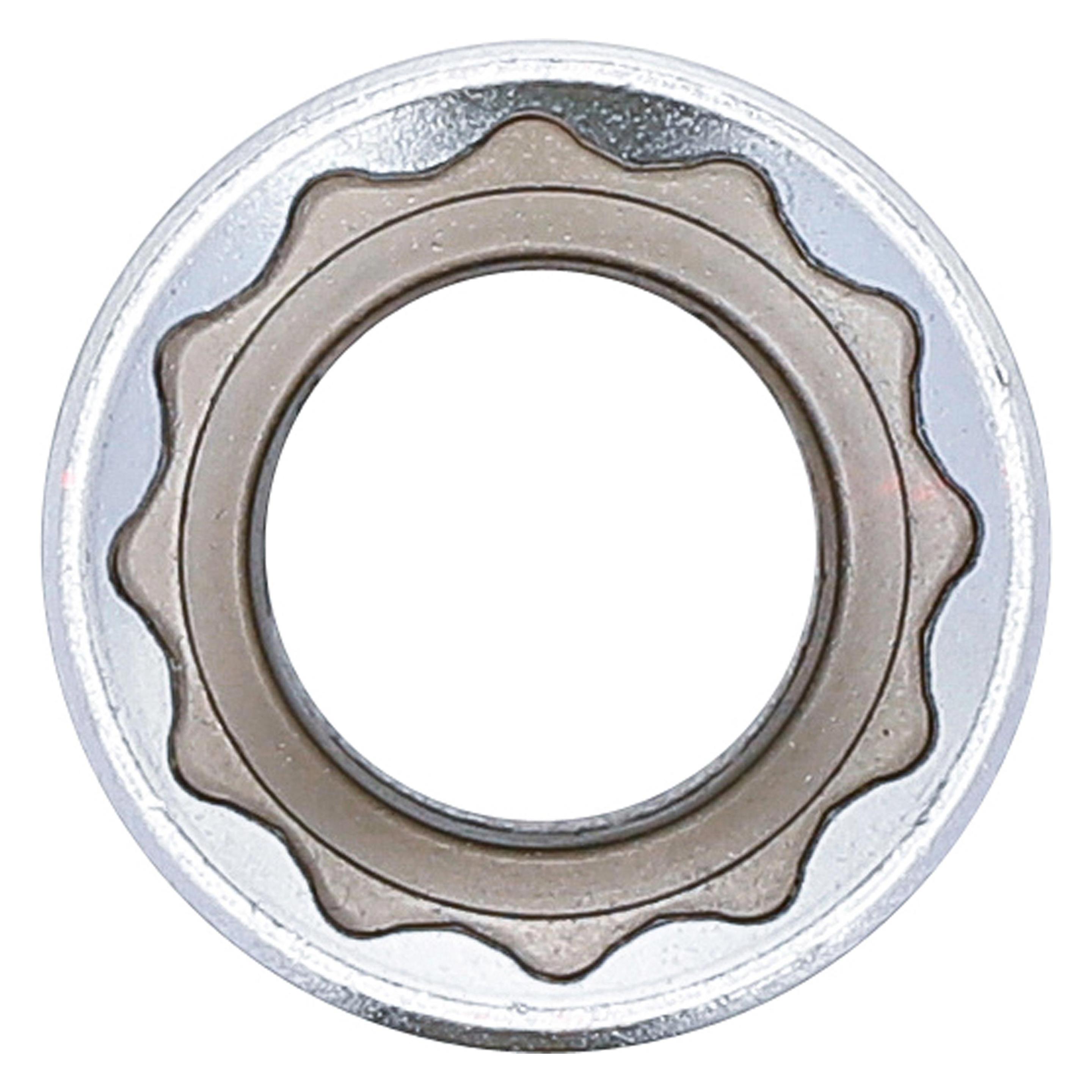 BGS Steckschlüssel-Einsatz Zwölfkant Antrieb Innenvierkant 12,5 mm (1/2") SW 16 mm (16 mm) (10636)
