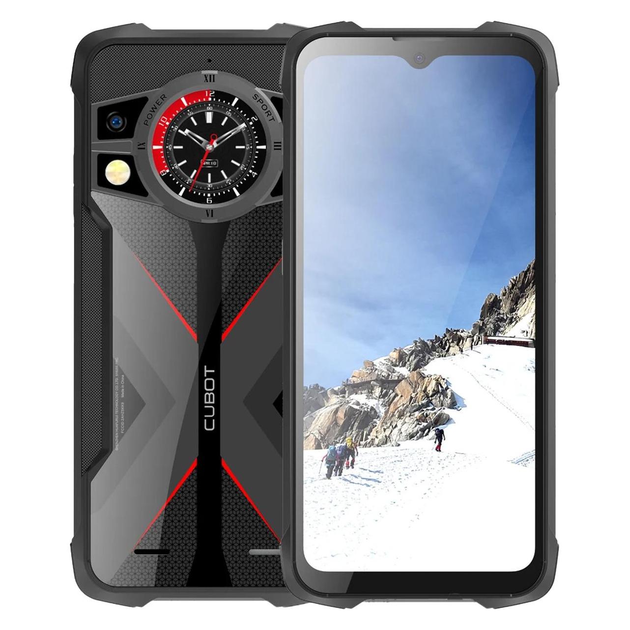 Cubot King Kong 9 DS 24GB/256GB Black EU (256 GB, Juoda, Schwarz, 6.58", Dual SIM, 4G) (Cubot KingKong 9)