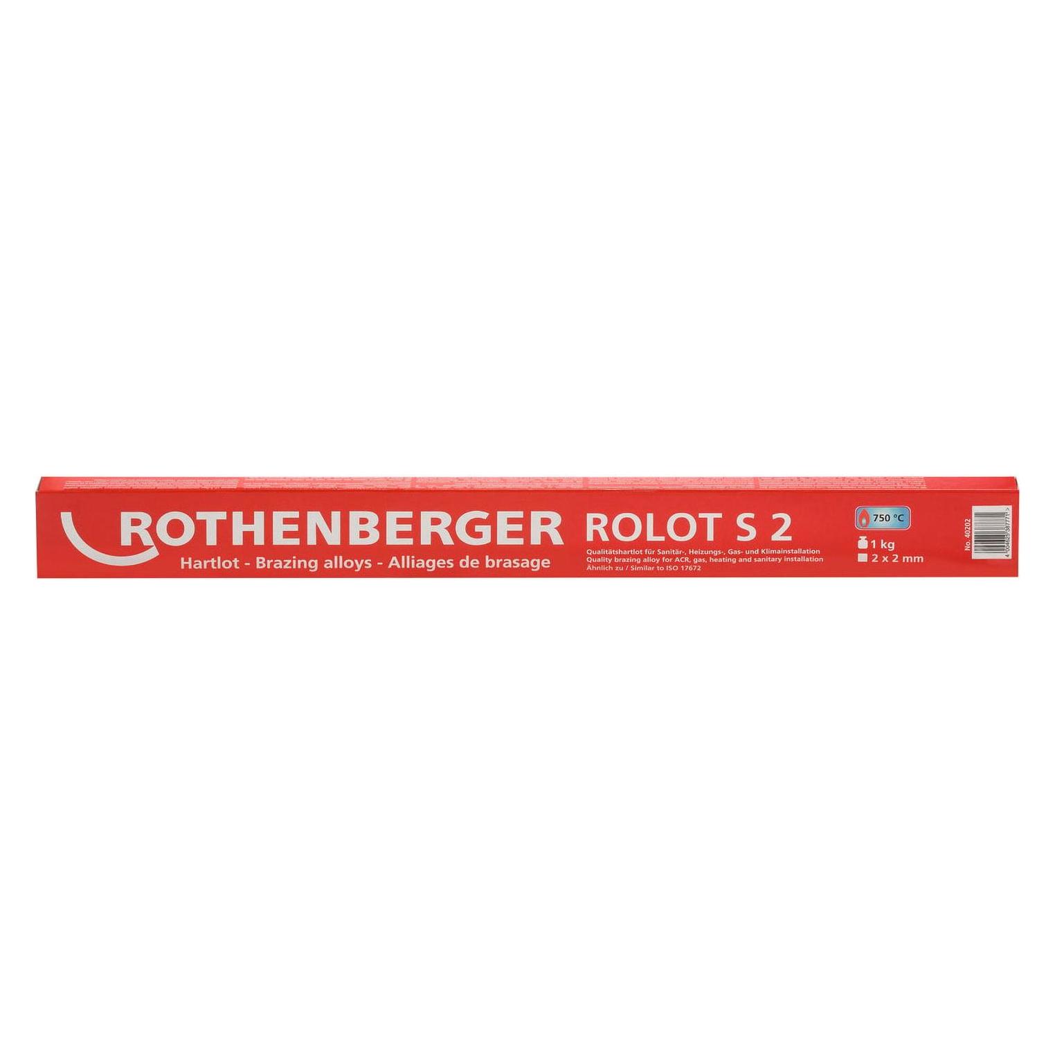 Rothenberger ROLOT S2, ähnlich ISO 17672, 2x2x500mm, 1kg (40202)
