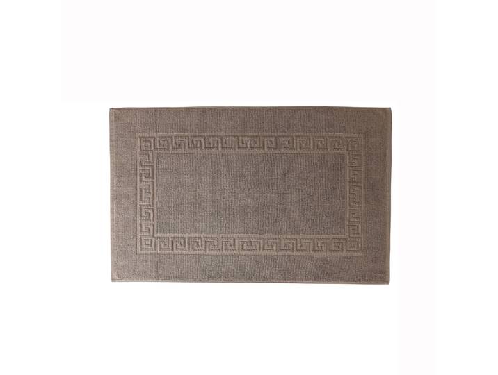 Tapis de bain éponge liteau motif frise grecque - Blancheporte