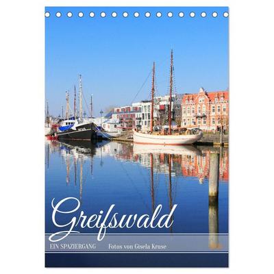 Greifswald - Ein Spaziergang (Tischkalender 2026 DIN A5 hoch), CALVENDO Monatskalender