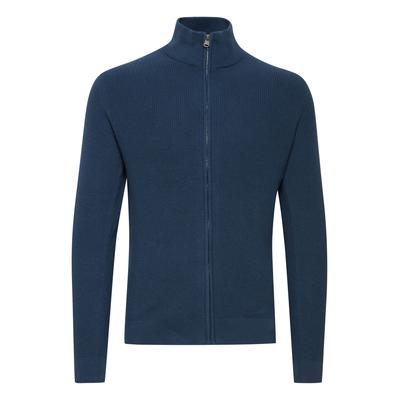 Strickjacke 11 PROJECT "Strickjacke PREdu", Herren, Gr. XL, blau (marineblaus), Obermaterial: 100% Baumwolle CO., Strickjacken Strickjacke