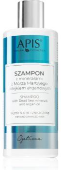 Apis Natural Cosmetics Optima champô hidratante com minerais do Mar Morto 300 ml. Optima