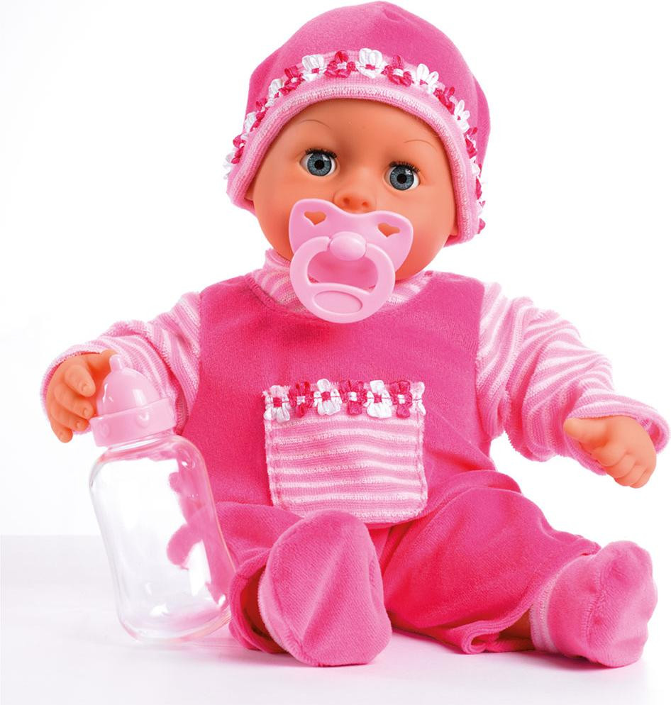 Bayer Design Babypop First Words, roze, 38 cm, BD93800-P