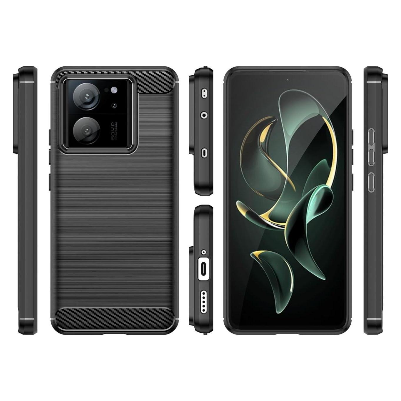 Screenguard Xiaomi 13T Hülle Carbon Brushed Soft TPU (Xiaomi 13T) (00033043)