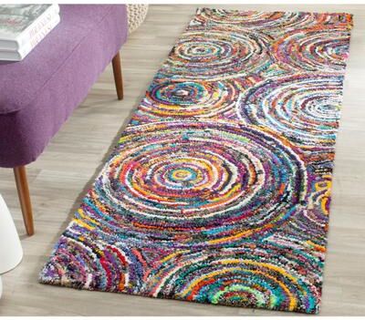 SAFAVIEH Handmade Nantucket Midori Contemporary Cotton Rug