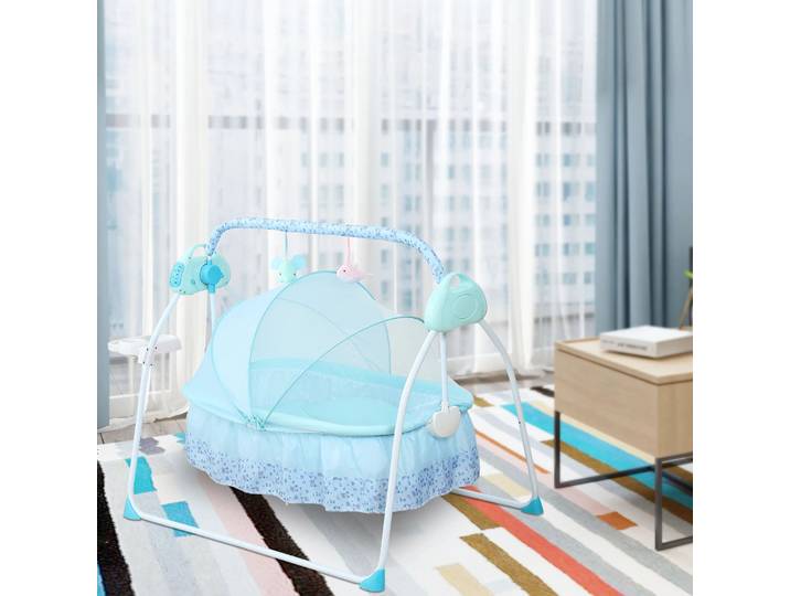 Berceau électrique pour bébé de 0 à 18 mois, 25 kg, berceau à bascule automatique, lit à bascule pour bébé, nouveau