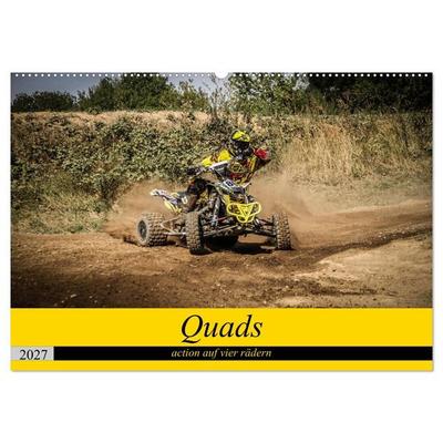 Quad`s action auf vier rädern (Wandkalender 2027 DIN A2 quer), CALVENDO Monatskalender