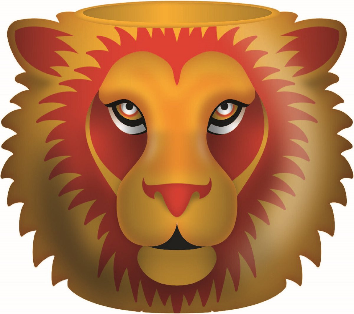 Harry Potter Disney Gryffindor bloempot voor op tafel