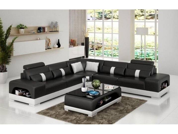 JVmoebel Ecksofa Elegantes Designer-Ecksofa aus italienischem Rindsleder, Made in Europa