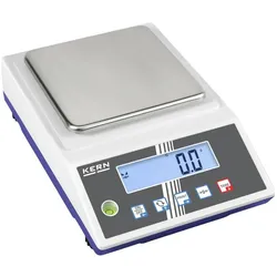 Kern, Feinwaage, Präzisionswaage PCB 2000-1+C kalibriert, Wägebereich 2000 g, Ablesbarkeit 0,1 g