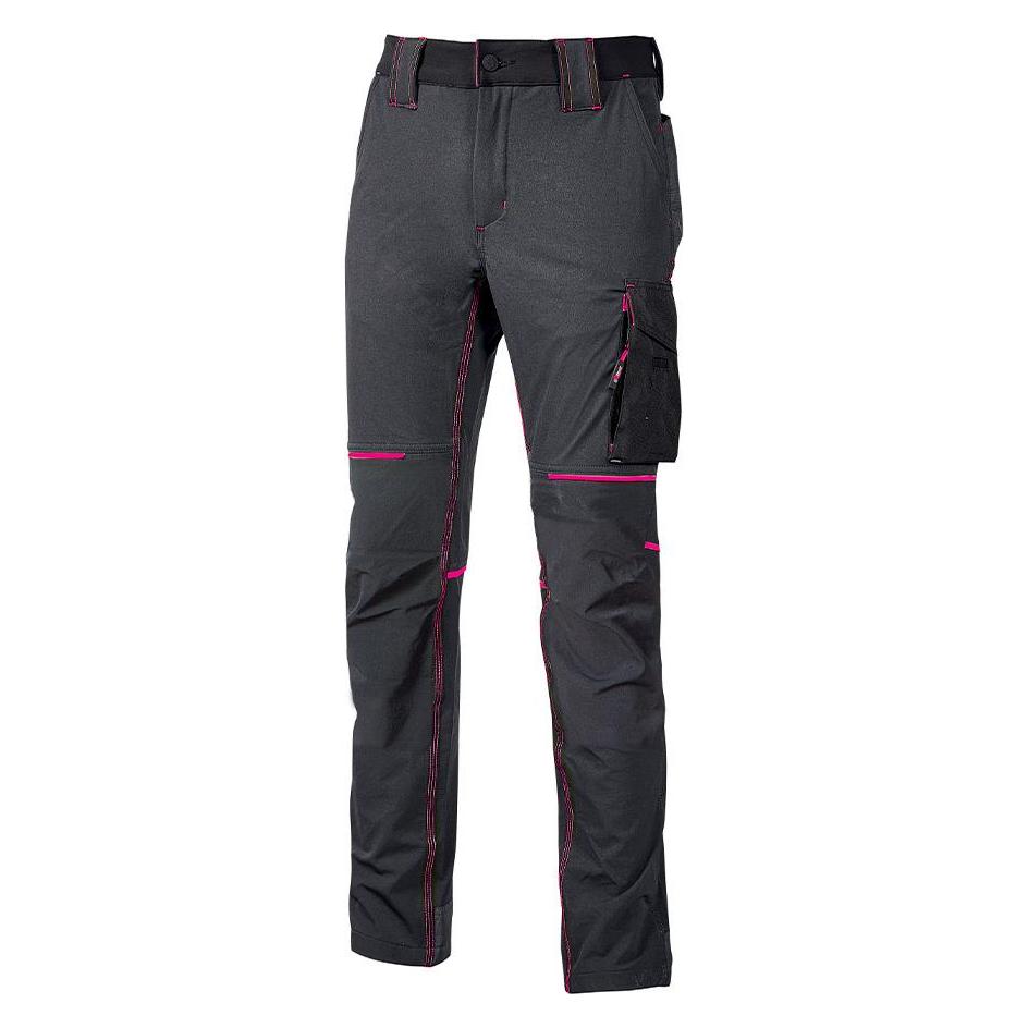 Upower U-Power Trousers Grau/Fuchsia Grösse L (L) (FU189GF)