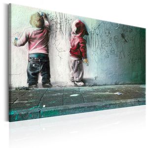 Artgeist Wandbild Modern Playground, Leinwand, Querformat, 90 x 60 cm