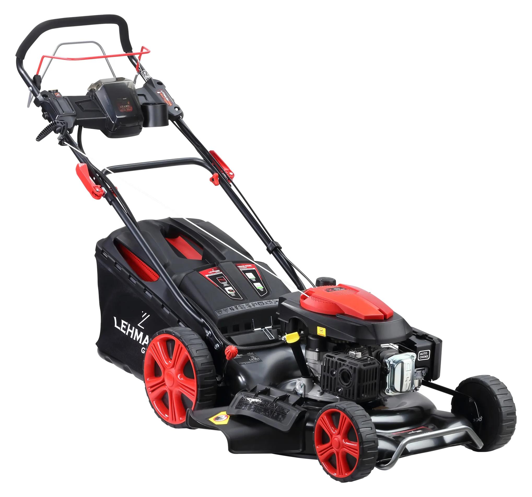 Benzin-Rasenmäher Lehmann 53 cm, Radantrieb, 70-l-Fangkorb, 4,0 kW