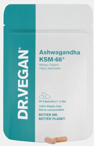 DR.VEGAN ASHWAGANDHA KSM-66 30 CAPSULAS