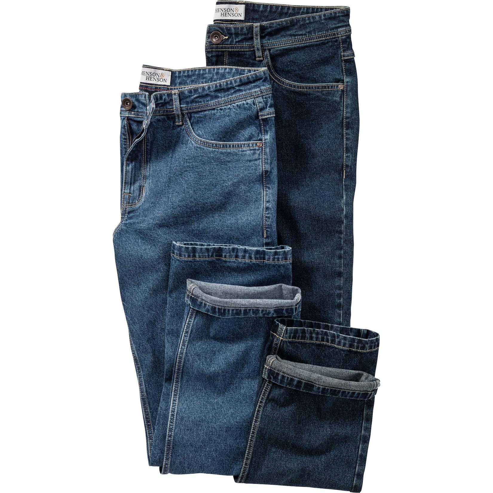 Henson&Henson 2er Pack Herren Jeans