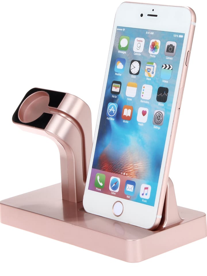 SmartCase Lightning-Docking-Station für iPhone und Apple Watch in Roségold - onesize