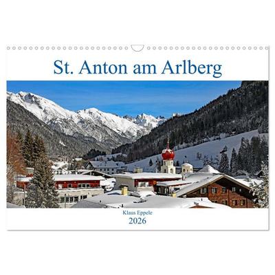 St. Anton am Arlberg (Wandkalender 2026 DIN A3 quer), CALVENDO Monatskalender