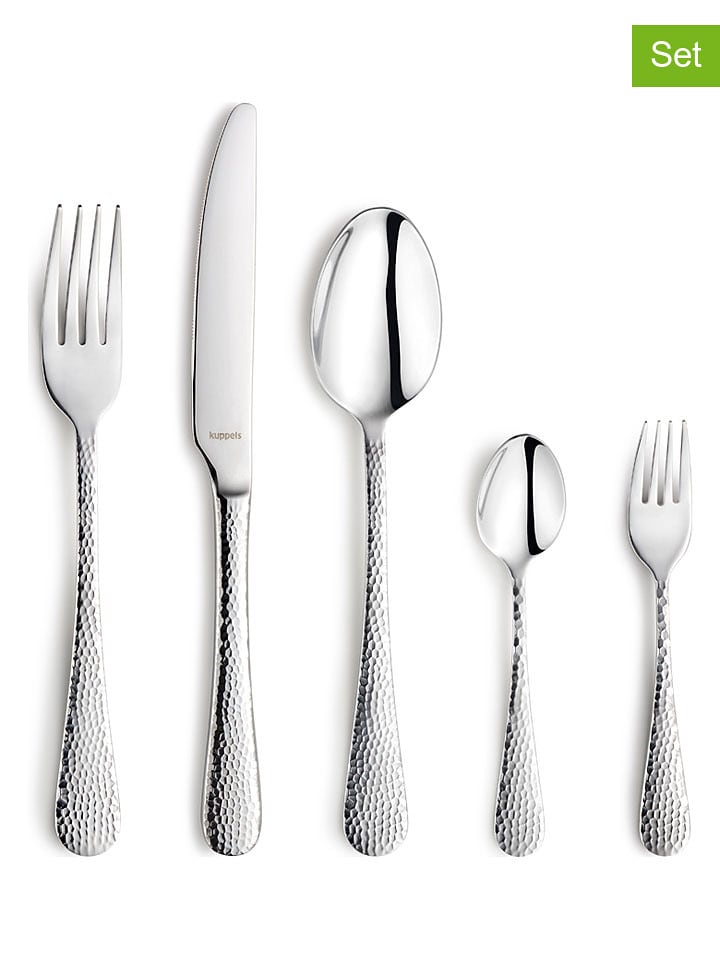 Kuppels 30tlg. Edelstahl-Besteck-Set "Crystal" - onesize