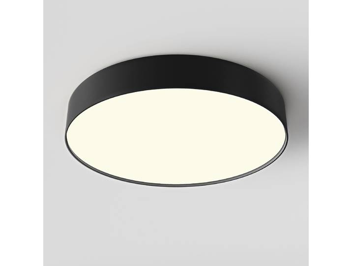Plafonnier LED Zon Ø 40cm Noir/Noir Matériau : Métal Surface en métal : Laqué Type de métal : Aluminium LED Module LED