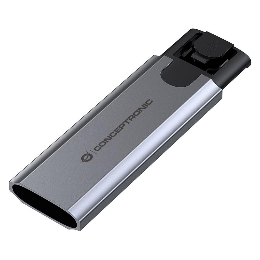 Conceptronic SSD Gehäuse M-Key M.2 ->M/B+M-Key USB3.2 10Gb/s (M.2) (DANTE05G)