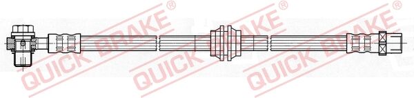 Quick Brake Bremsschlauch 58.996x Für Mini