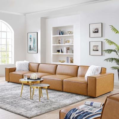 Modway Restore Vegan Leather 4-Piece Sofa