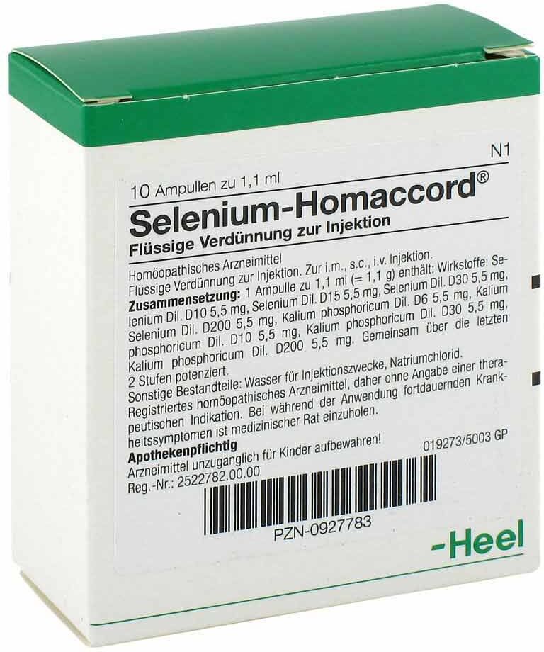 Selenium Homaccord Ampullen