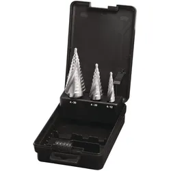 Tecwerk, Bohrereinsatz, Stufenbohrersatz (4-12mm, 4-20mm, 4-30mm)