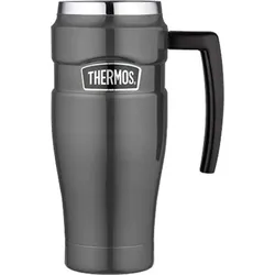 Style Thermobecher mit Griff 470 ml, grau