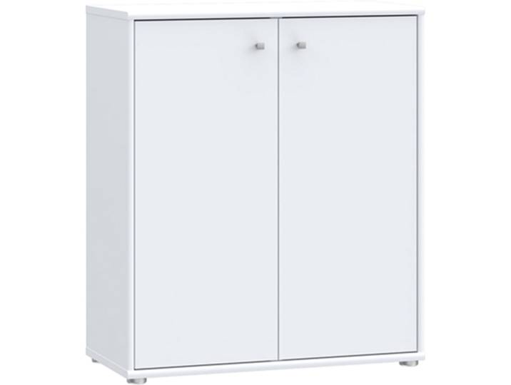 Meuble 2 portes Tempra blanc - Basika