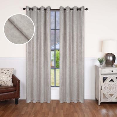 Superior Wave Washable Room Darkening Curtains, Set of 2 Panels