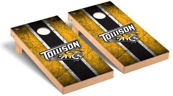 Skip's Garage Towson Tigers Vintage Cornhole Board Set