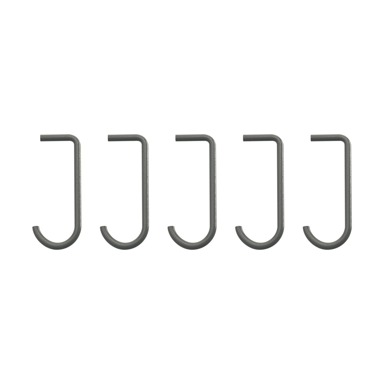 String J-haak 5-pack Donkergrijs